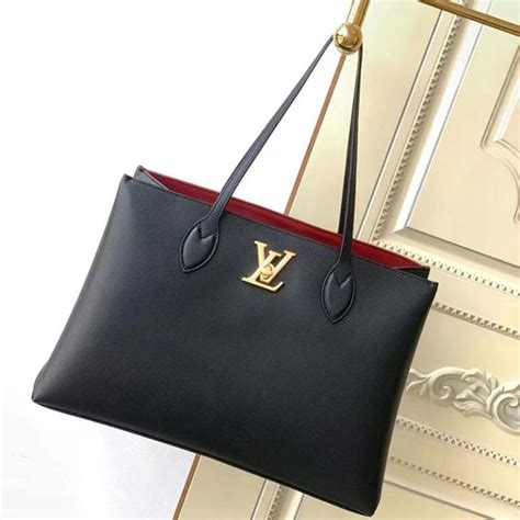 lv shopper schwarz|Products by Louis Vuitton: Lockme Shopper Bag.